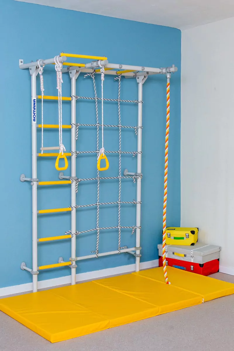 קיר טיפוס ביתי או מתקן נינג'ה